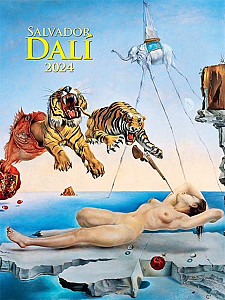 Salvador Dalí 2024 - nástěnný kalendář