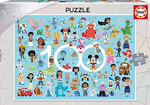 Puzzle Disney 100 let výročí - postavy