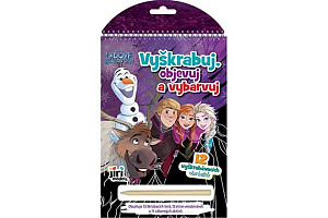 Vyškrabuj, objevuj, vybarvuj Ledové království