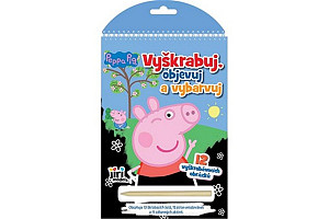 Vyškrabuj, objevuj, vybarvuj Prasátko Peppa