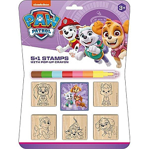 Razítka 5+1 s voskovkou Tlapková patrola