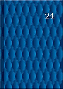 Denní diář A5 cz/sk Print Blue