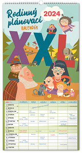 Rodinný plánovací XXL 2024 - nástenný kalendár (SK)