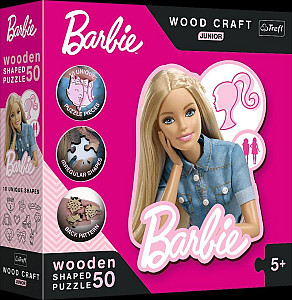 Wood Craft Junior puzzle Krásná Barbie