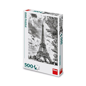Puzzle 500 Černobílá Eiffelova věž