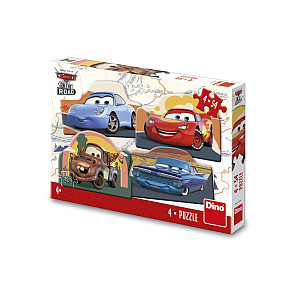 Puzzle 4x54 Cars na cestě