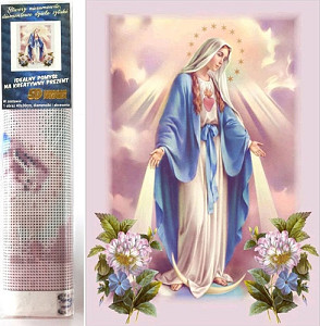 Diamantové malování Panna Marie