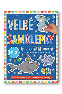 Velké samolepky pro malé ruce Žraloci