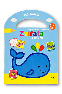 Můj kufřík Omalovánky a samolepky Zvířata z moře