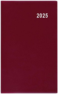Diář 2025 Diana PVC bordó kapesní