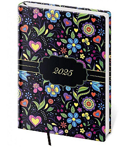 Diář 2025 Vario Lyra denní A5 Invitation