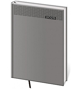 Diář 2025 Gommato denní A5 šedá