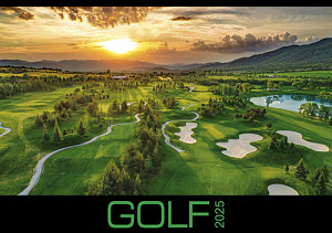 Kalendář 2025 Golf, nástěnný, 48,5 x 34 cm