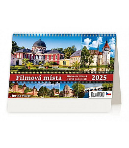Kalendář stolní 2025 - Filmová místa