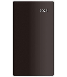 Diář 2025 Torino černá, čtrnáctidenní