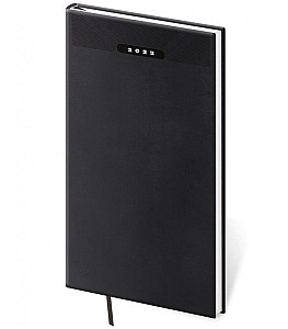 Diář 2025 Print Classic týdenní kapesní černá