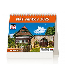 Kalendář stolní 2025 - MiniMax Náš venkov + pranostiky