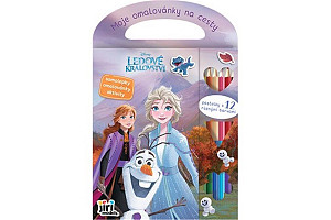 Moje omalovánky na cesty Ledové království