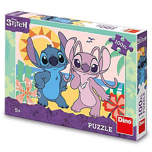 Puzzle 100XL Stitch na pláži