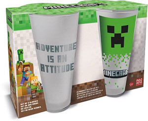 Minecraft Set sklenic