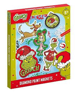 Výroba magnetů s diamantovými kameny Grinch