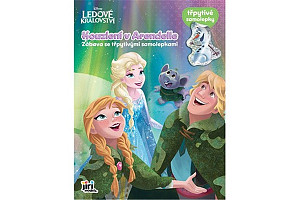 Zábava se třpytivými samolepkami Ledové království