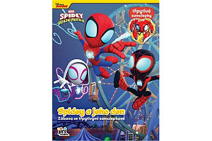 Zábava se třpytivými samolepkami Spidey