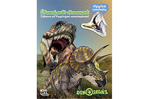 Zábava se třpytivými samolepkami Dinosauři