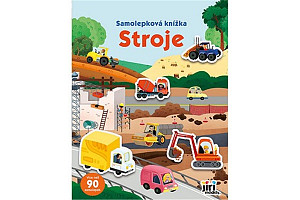 Samolepková knížka Stroje