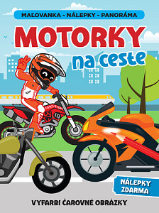 Motorky na ceste panoráma