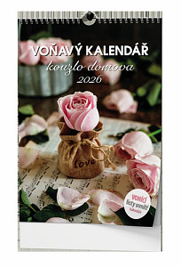Voňavý kalendář Kouzlo domova 2026 - nástěnný kalendář