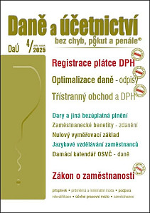DaÚ 4/2025 Daně a účetnictví bez chyb, pokut a penále