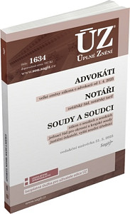 ÚZ 1634 Advokáti, Notáři, Soudci a soudy