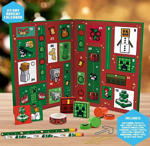 Adventní kalendář Minecraft Stationery 24 Day 2025