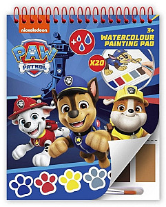 Tlapková patrola Akvarelová omalovánka