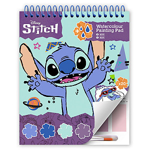 Stitch Akvarelová omalovánka
