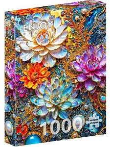 Puzzle Perleťové lekníny 1000 dílků