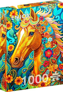 Puzzle Kvetoucí hříva 1000 dílků