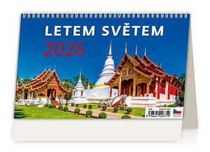 Letem světem 2026 - stolní kalendář