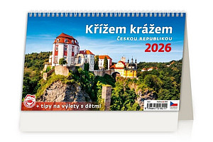 Křížem krážem Českou republikou 2026 - stolní kalendář