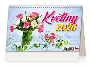 Květiny 2026 - stolní kalendář