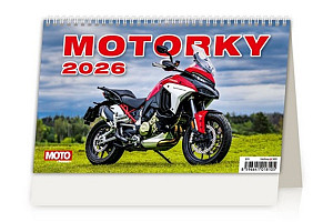 Motorky ČR/SR 2026 - stolní kalendář