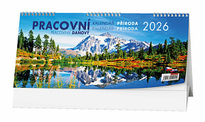 Daňový kalendář Příroda 2026 - stolní kalendář