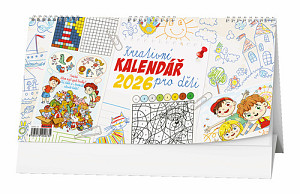 Kreativní kalendář pro děti 2026 - stolní kalendář