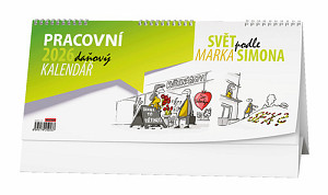 Pracovní daňový kalendář 2026 - stolní kalendář