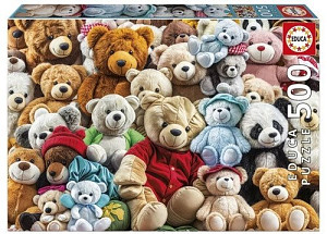 Puzzle Plyšoví medvídci 500 dílků