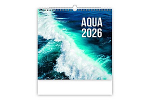 Aqua 2026 - nástěnný kalendář