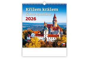 Křížem krážem Českou republikou 2026 - nástěnný kalendář