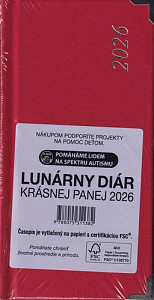 Lunárny diár Krásnej panej 2026 (slovensky)