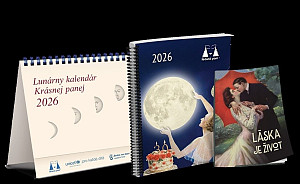 Lunárny kalendár Krásnej panej 2026 (slovensky)